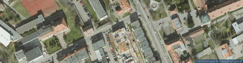 Zdjęcie satelitarne Wspólnota Mieszkaniowa ul.Milicka 1, Trzebnica