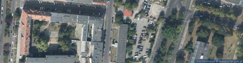 Zdjęcie satelitarne Wspólnota Mieszkaniowa ul.Miodowa 125, 125A, 125B, 125C, w Szczecinie