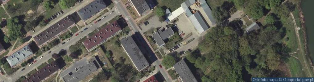 Zdjęcie satelitarne Wspólnota Mieszkaniowa ul.Modrzewiowa 6 w Poniatowej