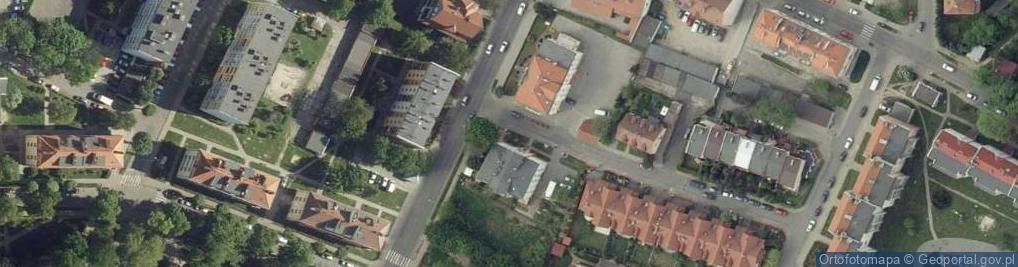 Zdjęcie satelitarne Wspólnota Mieszkaniowa ul.Moniuszki 57-67 Oleśnica