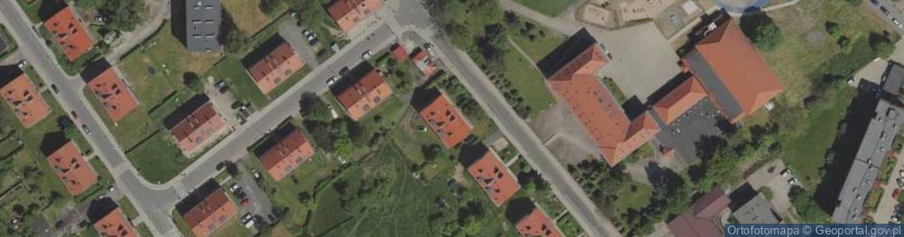 Zdjęcie satelitarne Wspólnota Mieszkaniowa ul.Morcinka 32 w Jeleniej Górze