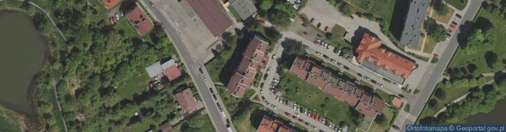 Zdjęcie satelitarne Wspólnota Mieszkaniowa ul.Morcinka 39-41-43 w Jeleniej Górze