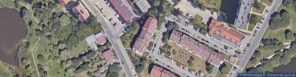 Zdjęcie satelitarne Wspólnota Mieszkaniowa ul.Morcinka 39-41-43 w Jeleniej Górze