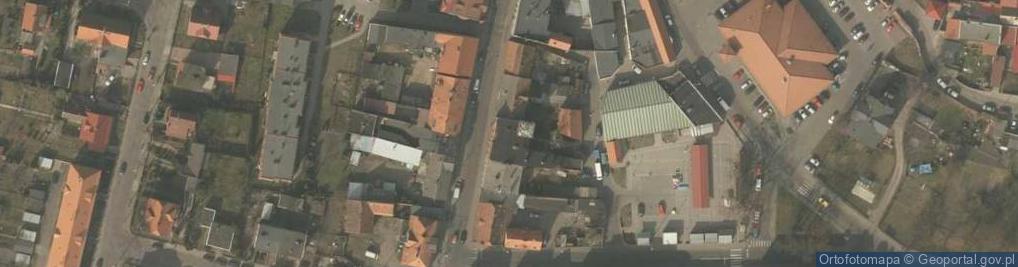 Zdjęcie satelitarne Współnota Mieszkaniowa ul.Narutowicza 8, Piłsudskiego 14, 56-200 Góra