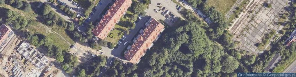 Zdjęcie satelitarne Wspólnota Mieszkaniowa ul.Nowowiejska 29 w Jeleniej Górze