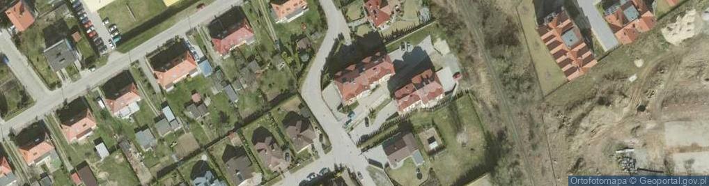 Zdjęcie satelitarne Wspólnota Mieszkaniowa ul Okulickiego 4 55-100 Trzebnica