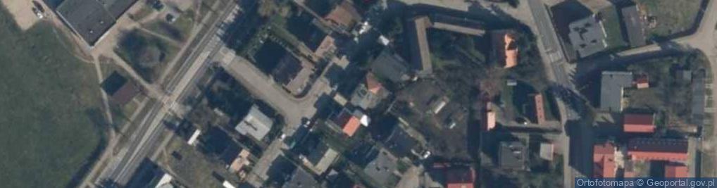 Zdjęcie satelitarne Wspólnota Mieszkaniowa ul.Piastowska 12A w Pobierowie