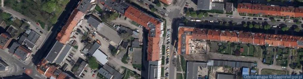 Zdjęcie satelitarne Wspólnota Mieszkaniowa ul.Poniatowskiego 19 Zgorzelec