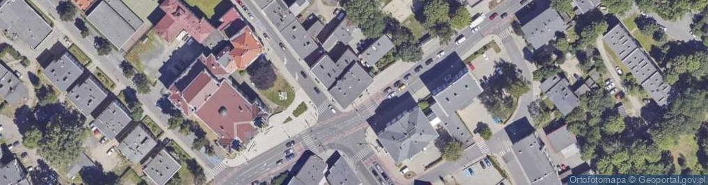 Zdjęcie satelitarne Wspólnota Mieszkaniowa ul.Powstańców Wielkopolskich 2 Jelenia Góra