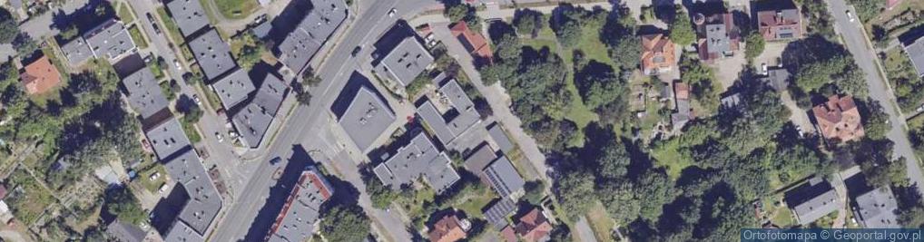 Zdjęcie satelitarne Wspólnota Mieszkaniowa ul.Rataja 12 Jelenia Góra