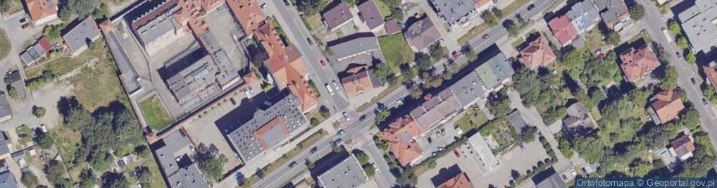 Zdjęcie satelitarne Wspólnota Mieszkaniowa ul.Rataja 16 w Jeleniej Górze