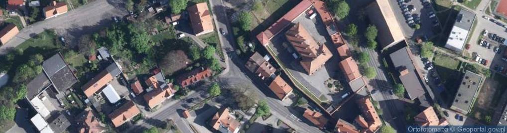 Zdjęcie satelitarne Wspólnota Mieszkaniowa ul.Rynek 31 Gryfów Śl.