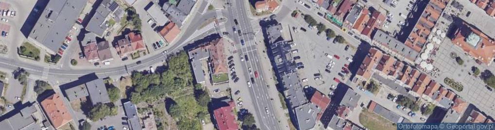 Zdjęcie satelitarne Wspólnota Mieszkaniowa ul.Sądowa 16 Jelenia Góra