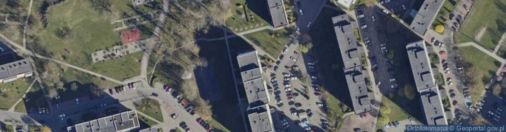 Zdjęcie satelitarne Wspólnota Mieszkaniowa ul.Saturna 6-12 w Gliwicach