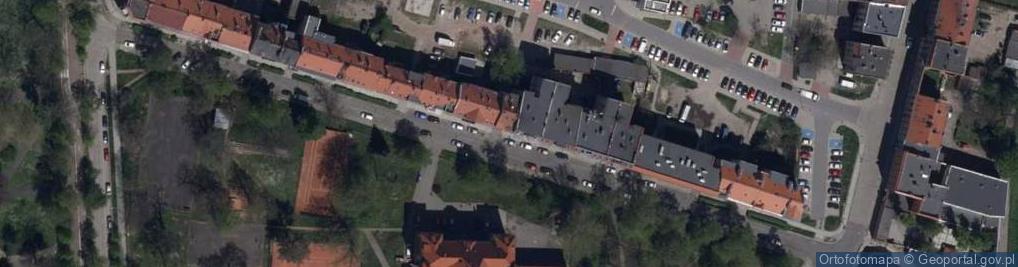 Zdjęcie satelitarne Wspólnota Mieszkaniowa ul.Senatorska 54 Legnica