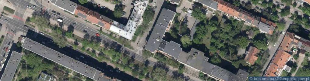Zdjęcie satelitarne Wspólnota Mieszkaniowa ul.Skwierzyńska 39 Wrocław