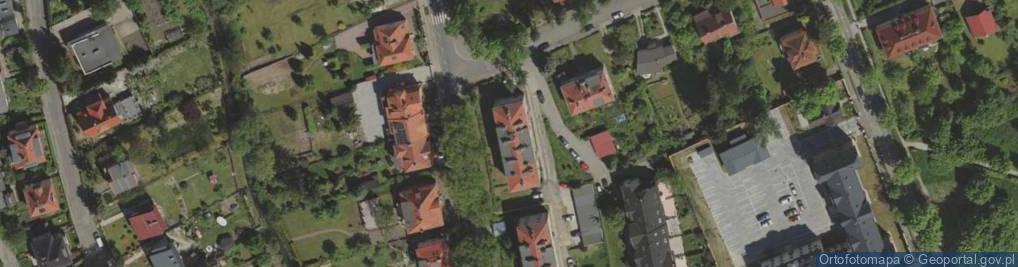 Zdjęcie satelitarne Wspólnota Mieszkaniowa ul.Słowackiego 39 Jelenia Góra