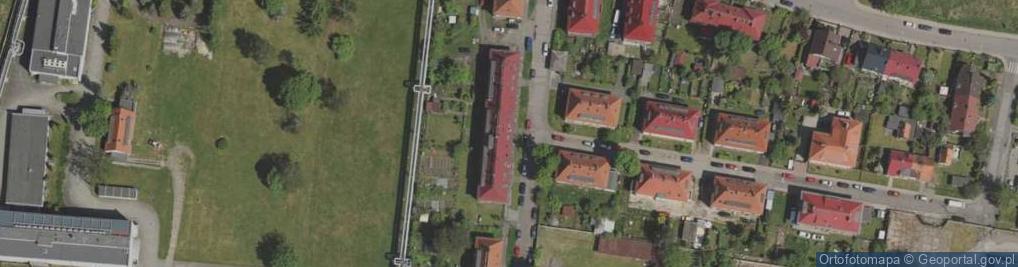 Zdjęcie satelitarne Wspólnota Mieszkaniowa ul.Słowiańska 15 Jelenia Góra