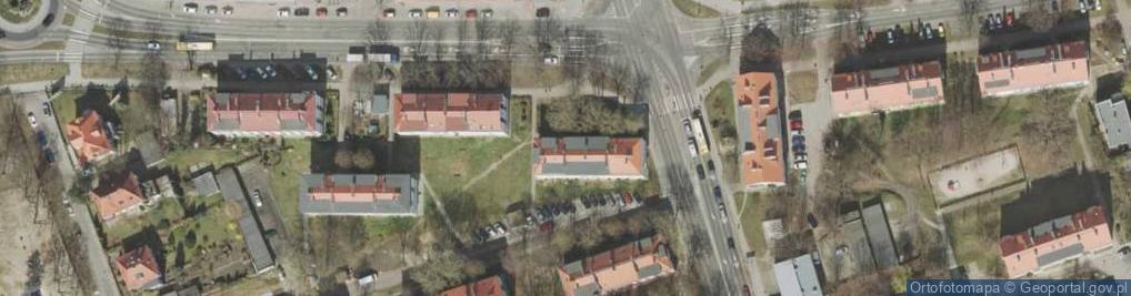 Zdjęcie satelitarne Wspólnota Mieszkaniowa ul.Stanisława Wyspiańskiego 34-36