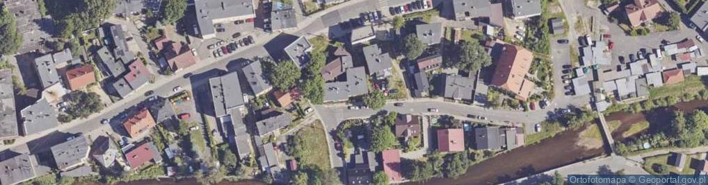 Zdjęcie satelitarne Wspólnota Mieszkaniowa ul.Staromiejska 14 Jelenia Góra