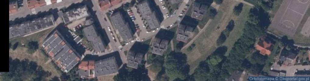 Zdjęcie satelitarne Wspólnota Mieszkaniowa ul.Staromiejska 5 72-400 Kamień Pomorski