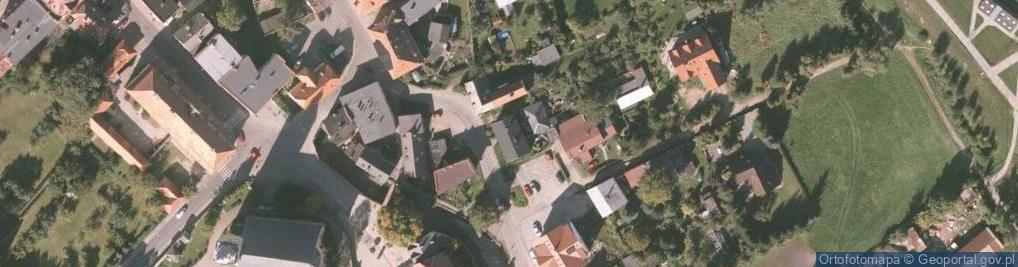 Zdjęcie satelitarne Wspólnota Mieszkaniowa ul.Staszica 4 w Kowarach