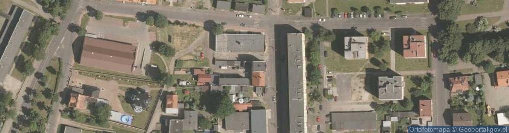Zdjęcie satelitarne Wspólnota Mieszkaniowa ul.Świerczewskiego 35 w Pieńsku