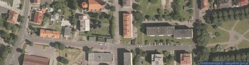 Zdjęcie satelitarne Wspólnota Mieszkaniowa ul.Świerczewskiego 36 w Pieńsku