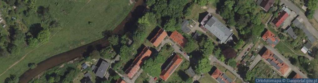 Zdjęcie satelitarne Wspólnota Mieszkaniowa ul.Tkacka 12 Jelenia Góra