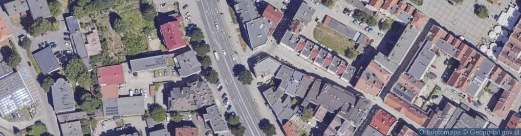Zdjęcie satelitarne Wspólnota Mieszkaniowa ul.Tkacka 8 Jelenia Góra