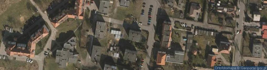 Zdjęcie satelitarne Wspólnota Mieszkaniowa ul.Traugutta 22, 24, Malczyce