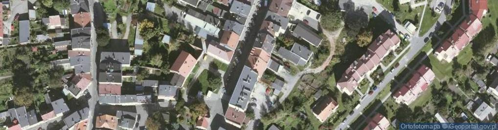 Zdjęcie satelitarne Wspólnota Mieszkaniowa ul.Uczniowska 26-28 Gryfów Śląski