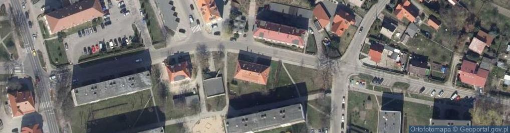 Zdjęcie satelitarne Wspólnota Mieszkaniowa ul.Warszawska 10 w Szczecinku