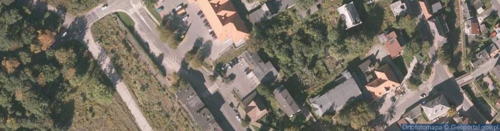 Zdjęcie satelitarne Wspólnota Mieszkaniowa ul.Wiejska 1 w Kowarach