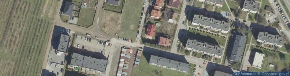 Zdjęcie satelitarne Wspólnota Mieszkaniowa ul.Wieniawskiego 12 w Tarnowie