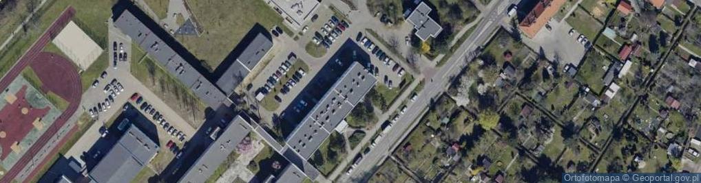 Zdjęcie satelitarne Współnota Mieszkaniowa ul.Wita Stwosza 42 w Gliwicach