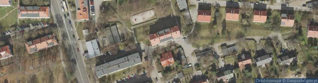 Zdjęcie satelitarne Wspólnota Mieszkaniowa ul.Zakręt 1-3