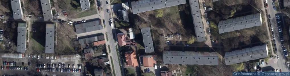 Zdjęcie satelitarne Wspólnota Mieszkaniowa ul.Zapolskiej 72A