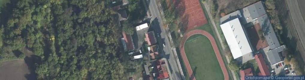 Zdjęcie satelitarne Wspólnota Mieszkaniowa ul.Żeromskiego 36 w Hrubieszowie