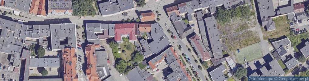Zdjęcie satelitarne Wspólnota Mieszkaniowa ul.Ziemowita 4 Jelenia Góra