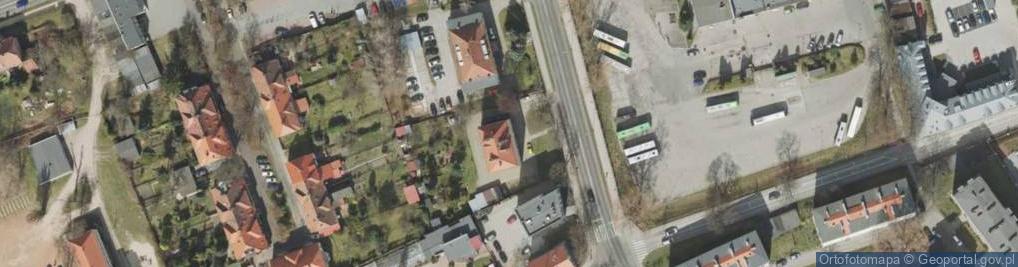 Zdjęcie satelitarne Wspólnota Mieszkaniowa Ułańska 5 Zielona Góra