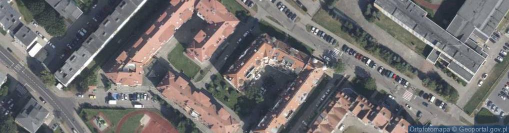 Zdjęcie satelitarne Wspólnota Mieszkaniowa w Zieleniewie ul.Malinowa 66, 66A