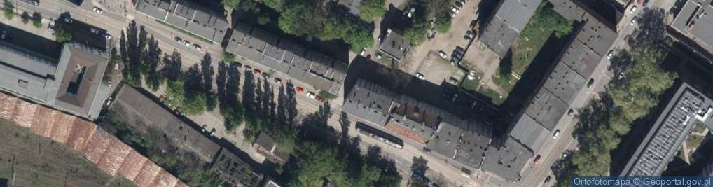 Zdjęcie satelitarne Wspólnota Mieszkaniowa Wrocław, Małachowskiego 14, 14A