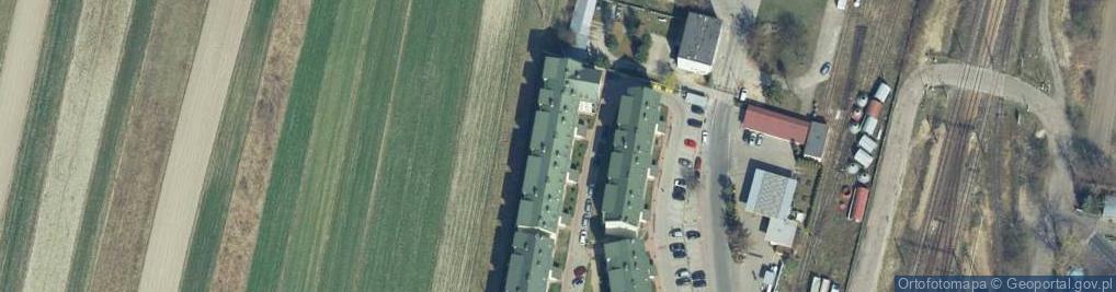 Zdjęcie satelitarne Wspólnota Mieszkaniowa Zbożowa 7C Łuków