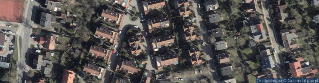 Zdjęcie satelitarne Wspólnota Mieszkaniowa Zielona 24 w Szczecinie