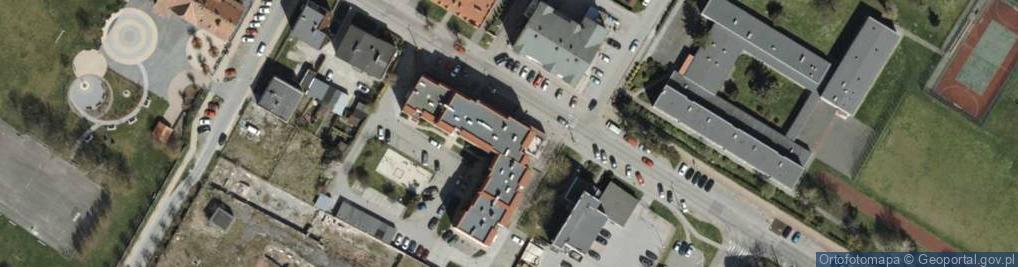 Zdjęcie satelitarne Wspólnota Właścicieli Lokali Budynku przy ul.Staszica 22 w Kwidzynie