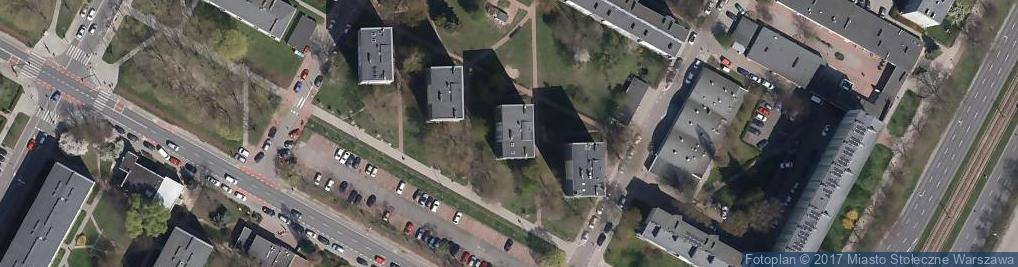Zdjęcie satelitarne Wspónota Mieszkaniowa Nieruchomości nr 20 przy ul.Dickensa
