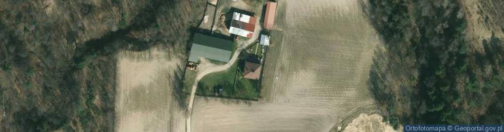 Zdjęcie satelitarne Wydobycie i Sprzedaż Piasku Kopalnia Piaski Gołęczyna-Barycza Stanisław Barycza