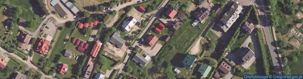 Zdjęcie satelitarne Wynajem Domków Letniskowych Kiczara Wojciech Kardasz