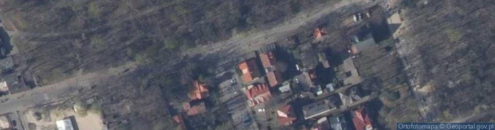 Zdjęcie satelitarne Wynajem Kwater Barbara Zielińska